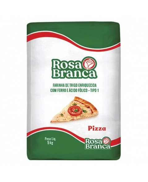 FARINHA DE TRIGO P/PIZZA ROSA BRANCA FD5X5KG