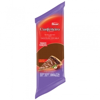 RECHEIO CHOCOLATE COM AVELÃ BISN HARALD CX8X1,01KG