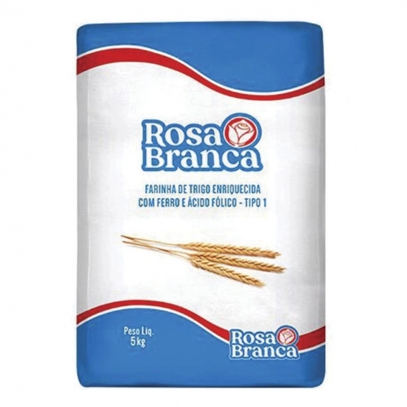 FARINHA DE TRIGO TRADICIONAL ROSA BRANCA FD5X5KG