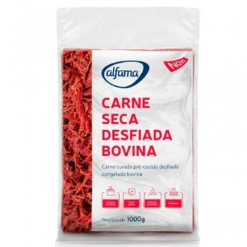 CARNE SECA DESFIADA ALFAMA 1KG(CX 6 PC)