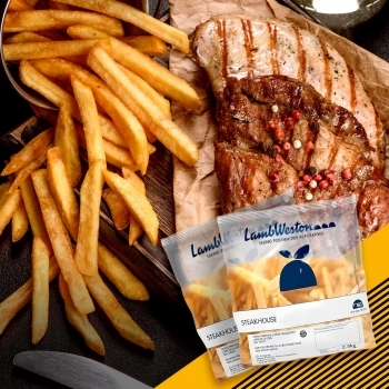 Batata 18Mm Steakhouse Arg Lambweston Cx5X2,5Kg