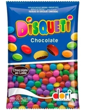 Confeito Mini Disqueti Pct Dori CX 12X500Gr