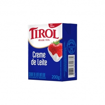 CREME DE LEITE TIROL CX27X200GR