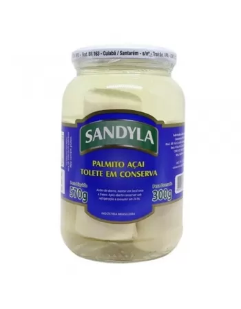 PALMITO INTEIRO [ACAI] VIDRO SANDYLA CX15X300GR