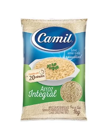 Arroz Integral Camil Fd10X1Kg