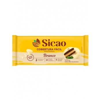 COBERTURA CHOCOLATE BRANCO SICAO BARRA CX5X2,1KG