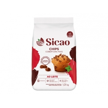 COBERTURA CHOCOLATE CHIPS SICAO PCT CX12X1,01KG
