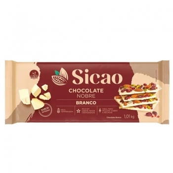 CHOCOLATE NOBRE BRANCO BARRA SICAO CX5X2,1KG