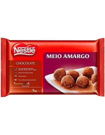CHOCOLATE MEIO AMARGO BARRA NESTLE CX12X1KG