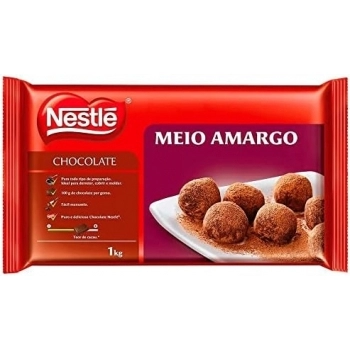 CHOCOLATE MEIO AMARGO BARRA NESTLE CX12X1KG