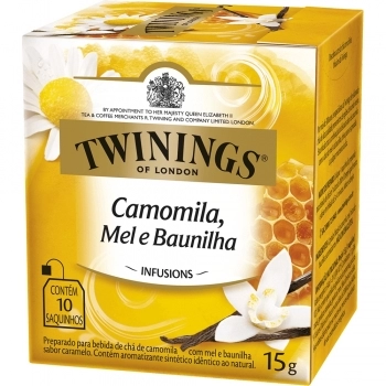 CHA CAMOMILA / MEL E BAUNILHA TWINING CX12X15GR