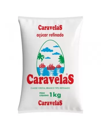 ACUCAR REFINADO CARAVELAS FD10X1KG