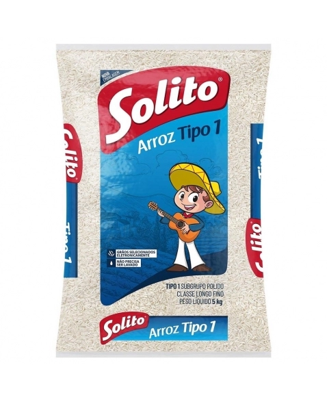 ARROZ BRANCO T1 SOLITO FD6X5KG