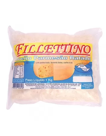 Parmesao Ralado Grosso 1Kg Fillettino