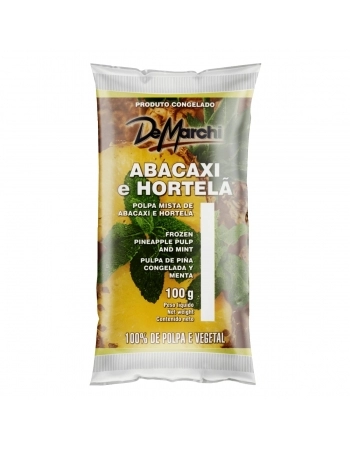 POLPA DE ABACAXI COM HORTELA DEMARCHI CX6XPCT10X100GR