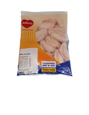 MEIO DA ASA TULIPA CONG ADORO CX12KG/PCT1KG
