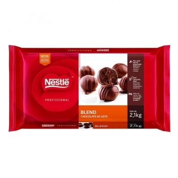 CHOCOLATE AO LEITE BLEND NESTLE BARRA 2,1KG