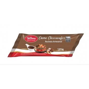 RECHEIO CHOCOLATE VARIEGATO COM WAFER VABENE CX8X1,01KG