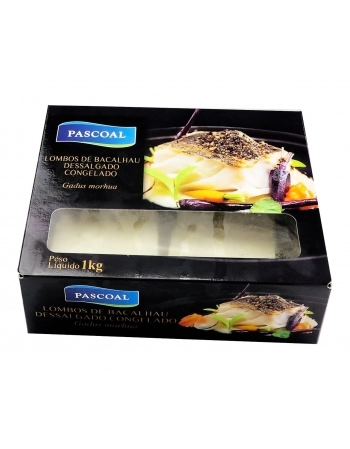 LOMBO DE BACALHAU DESSALGADO CONG PASCHOAL CX4KG/PCT500GR