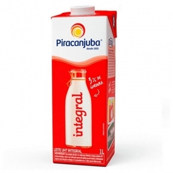 LEITE INTEGRAL PIRACANJUBA CX12X1LITRO