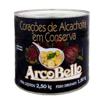 Alcachofra Coracao Lata Arcobello Cx6X2,5Kg