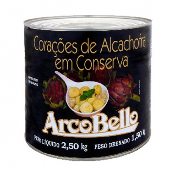 ALCACHOFRA CORACAO LATA ARCOBELLO CX6X2,5KG