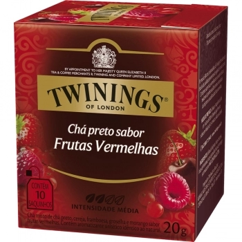 CHA PRETO COM FRUTAS VERMELHAS TWINING CX12X15GR