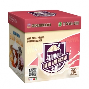 CREME AMERICANO (BASE PARA MILKSHAKE) CX10LITROS
