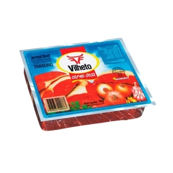 CARNE SECA TRASEIRO RESF VILHETO CX10KG/PCT1KG