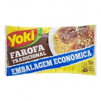 FAROFA TEMPERADA YOKI FD12X1KG
