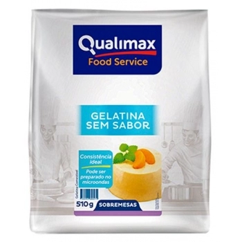 GELATINA SEM SABOR QUALIMAX CX20X510GR