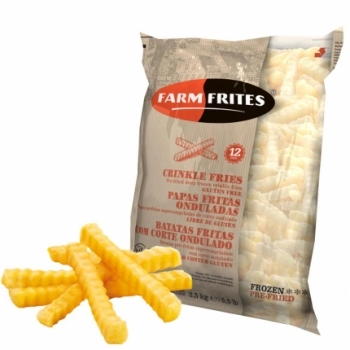 FARM FRITES FRIES CRINCKLE CX5X2,5KG