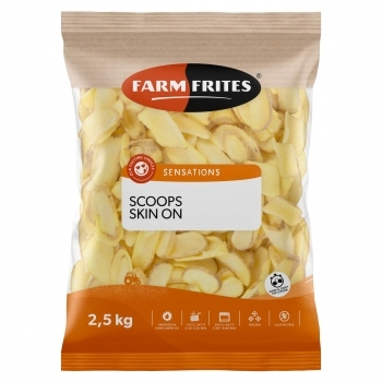 FARM FRITES SCOOPS CX5X2,5KG