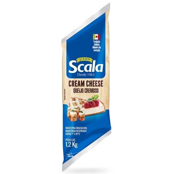 CREAM CHEESE BISNAGA SCALA CX8X1,2KG