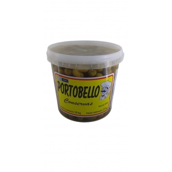 AZEITONA VERDE 24/28 PORTOBELLO BD 3KG PB/2KG DRENADO