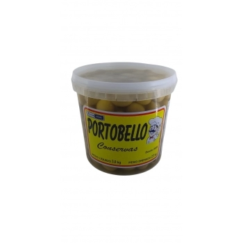 AZEITONA VERDE S/CAROCO PORTOBELLO BD 3KG PB/2KG DRENADO
