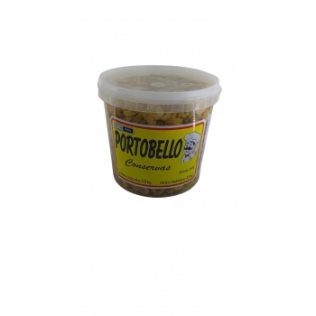 AZEITONA VERDE FATIADA PORTOBELLO BD 3KG PB/2KG DRENADO