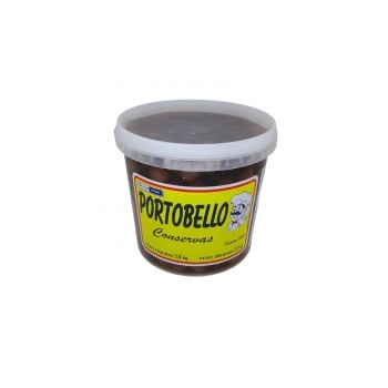 AZEITONA PRETA 24/28 PORTOBELLO BD 3KG PB/2KG DRENADO