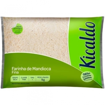 FARINHA DE MANDIOCA FINA KICALDO FD20X500GR