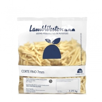 BATATA STEALTH S/CASCA CROCANTE HOL 7MM LAMBW CX8X2,25KG