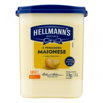 Maionese Balde Hellmans Cx6X3Kg