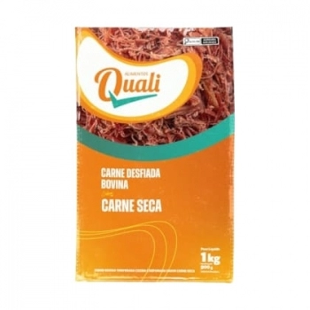 CARNE SECA DESFIADA QUALI 1KG(CX 6 PC)