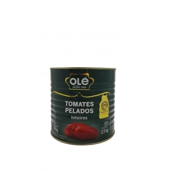 TOMATE PELADO LATA OLE MASTER CHEF PESO LIQ 2,50 DREN 1,40KG CX6
