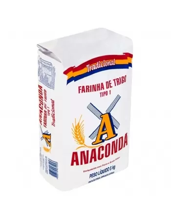 Farinha De Trigo Tradicional Anaconda Fd5X5Kg