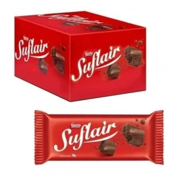 CHOCOLATE AO LEITE SUFLAIR CX20X50GR