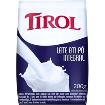 LEITE EM PO INTEGRAL TIROL CX50X200GR
