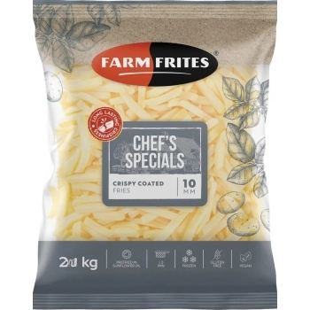 BATATA CRISPCOAT 10MM 445 FARM FRITES CX4X2,5KG