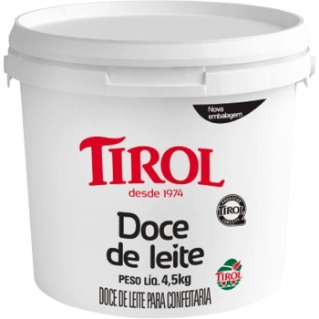 DOCE DE LEITE BALDE TIROL CX3X4,5KG