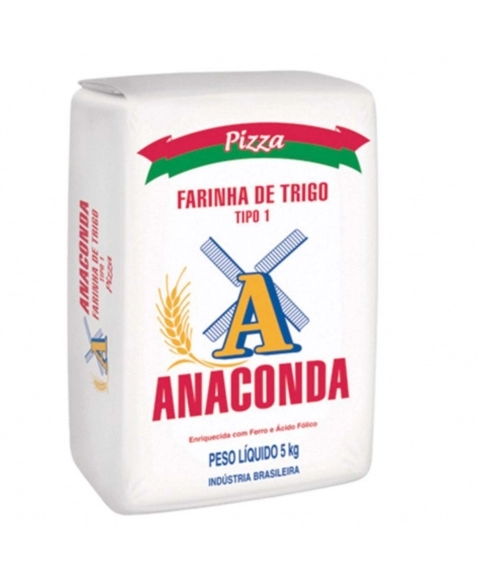 FARINHA DE TRIGO P/PIZZA ANACONDA FD5X5KG