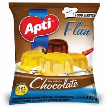 FLAN DE CHOCOLATE APTI (CX 6X PCT 1KG)